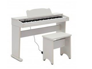 Junior Digital Piano (White) & Stool