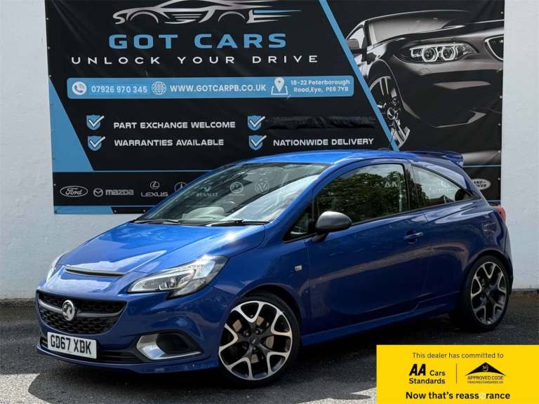 2018 Vauxhall Corsa 1.6T VXR 3dr HATCHBACK PETROL Manual
