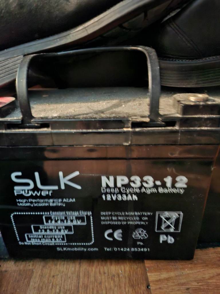 New mobiity scooter batteries not used since purchase 