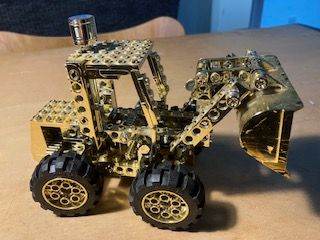 Gold Lego JCB