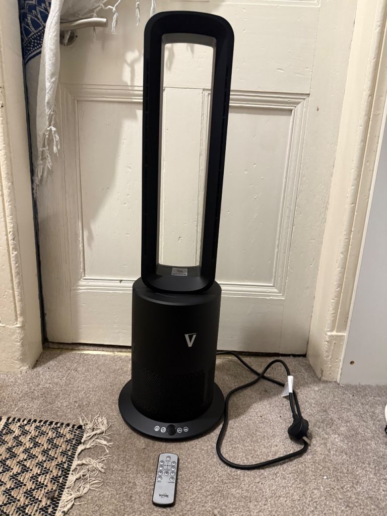 VORTEX AIR bladeless heating, cooling & air purifier fan. 