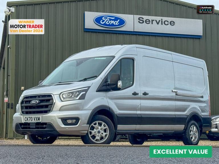 2020 Ford Transit LWB L3H2 Medium Roof Limited 350 Camera Cruise EUR Panel Van Diesel Manual