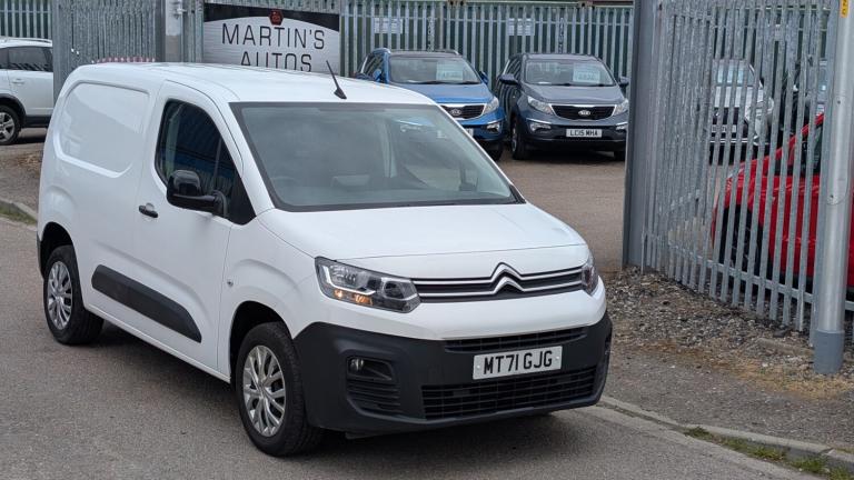 2021 Citroen Berlingo 1.5 BlueHDi 1000Kg Enterprise Pro 100ps [6 Speed] PANEL VAN Diesel Manual