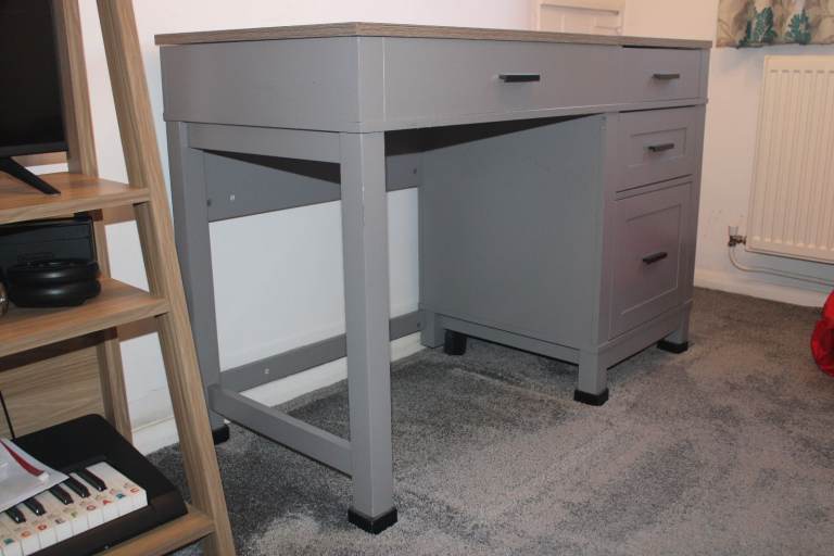 Solid Wood Base Standing Desk - Hardly Used