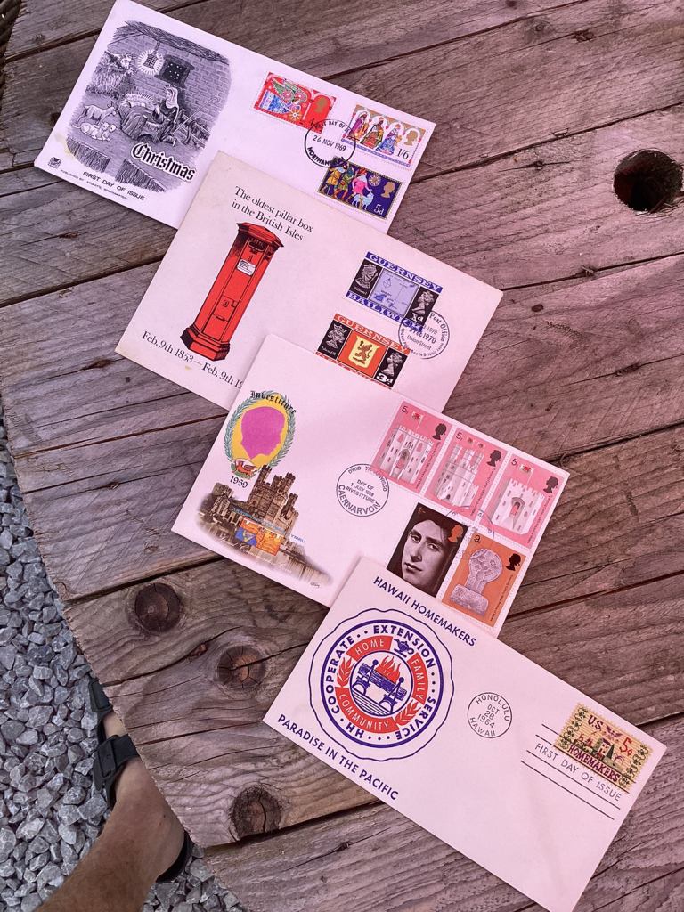 First day cover stamps