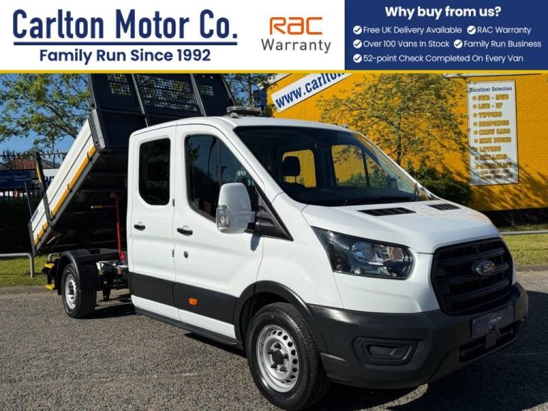 2020 Ford Transit 2.0 350 EcoBlue Leader Double Cab 4dr [ TIPPER ] RWD L3 Euro 6 (s/s) (130 p Tip...