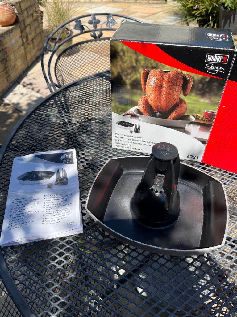 Weber Deluxe Poultry Roaster – New, Unused