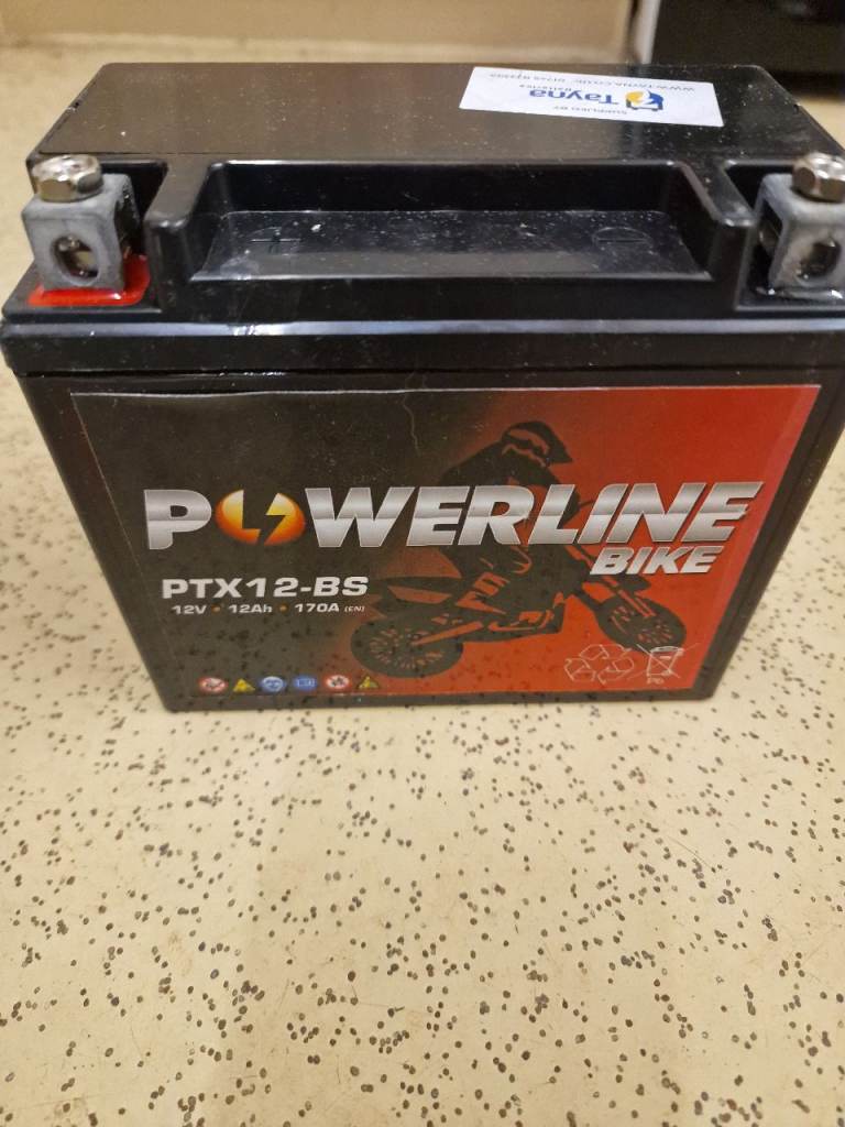 Powerline motorcycle battery