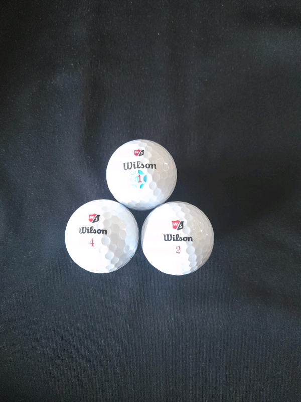 24 Used Wilson Staff Duo Soft Golf Balls. 