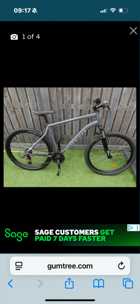 Brand new  Mountain Bike – Grey, Good Condition