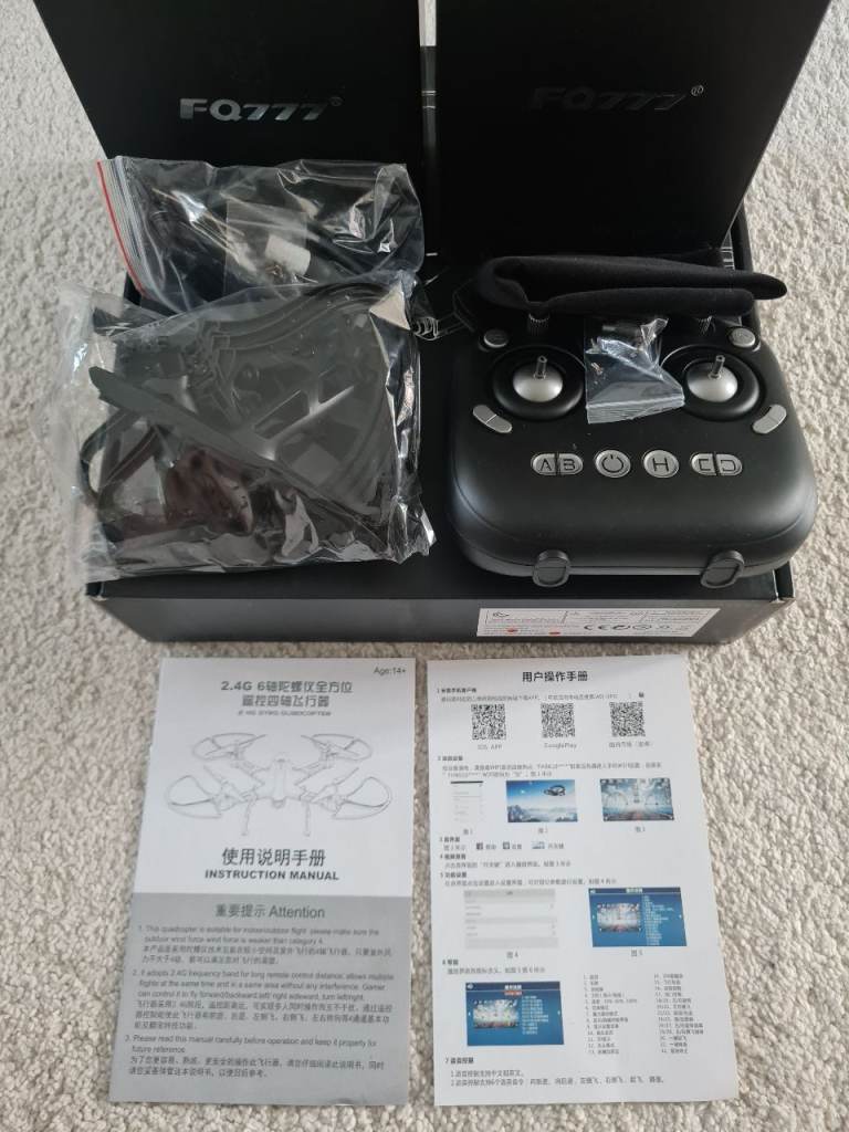 FQ777 FQ02W Foldable WiFi FPV Drone – Brand New, Unwanted Gift