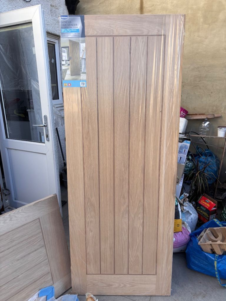 2 Wickes Geneva Oak internal fire door