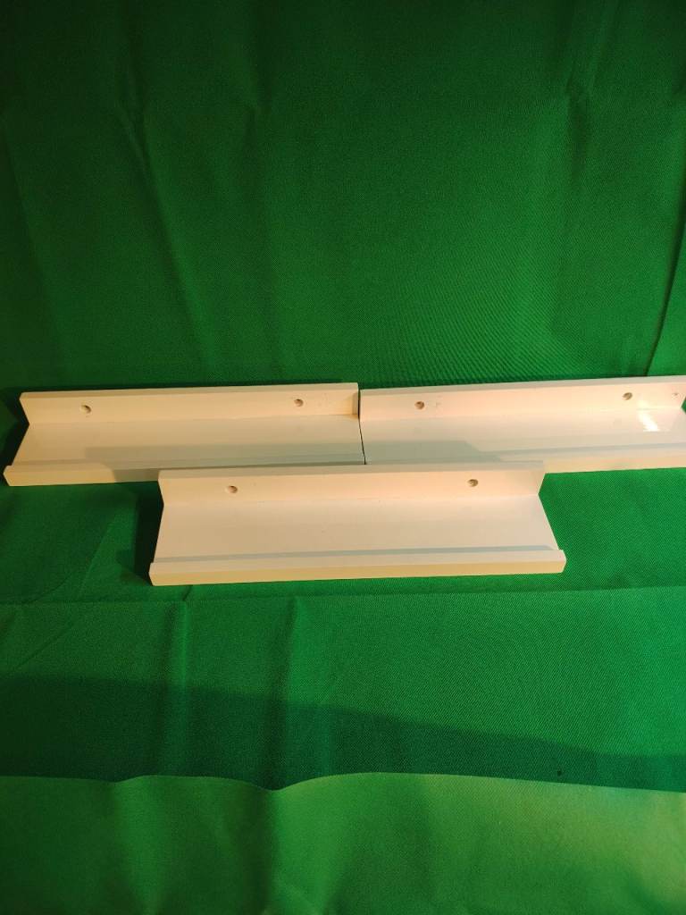 White Wooden Shelves/Ledges - Good Condition