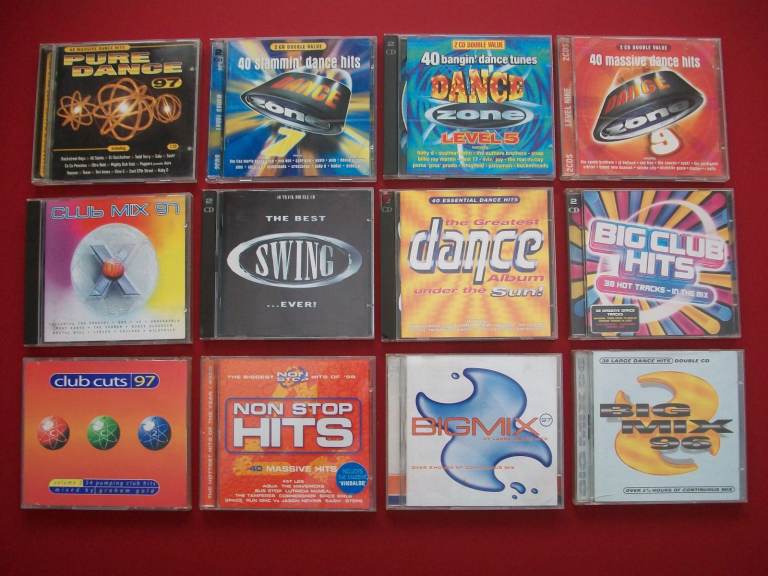 Twelve Double CD Dance Albums.All these 12 CD's Have Now Been Deleted From Retail