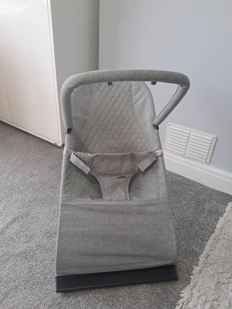 Grey baby bouncer