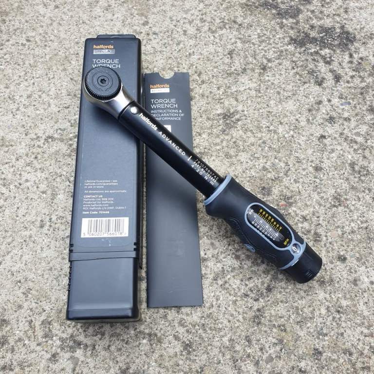 New Halfords Advanced Torque Wrench Model 20 701446, 1/4 inch drive, 4-20Nm NorTorque Norbar