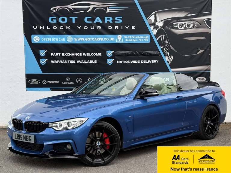 2015 BMW 4 Series 435d xDrive M Sport 2dr Auto CONVERTIBLE DIESEL Automatic