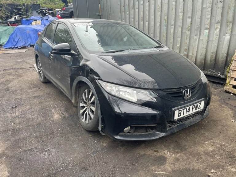 MK9 HONDA CIVIC 2014 BLACK 5DR 1.6 DISESEL N16A1 BREAKING 1X WHEEL NUT 