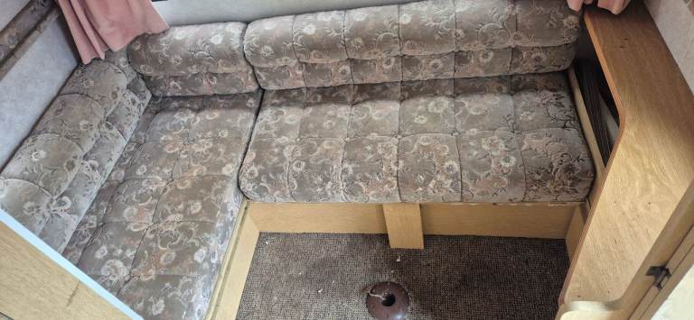 Set of back cushions for caravan motorhome camper boat, L-shape, set of 5