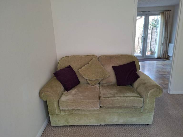 Marks and Spencer - 1 x two seater Green Sofas 