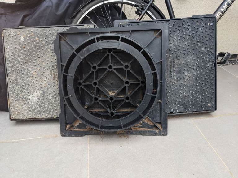 Inspection Chambers 450mm - THREE - OSMA. Will sell separately