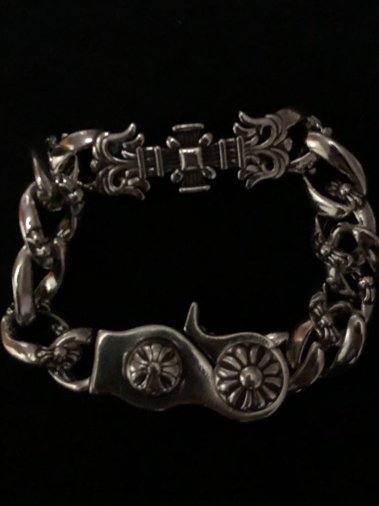 Chrome Heart Silver Bracelet 