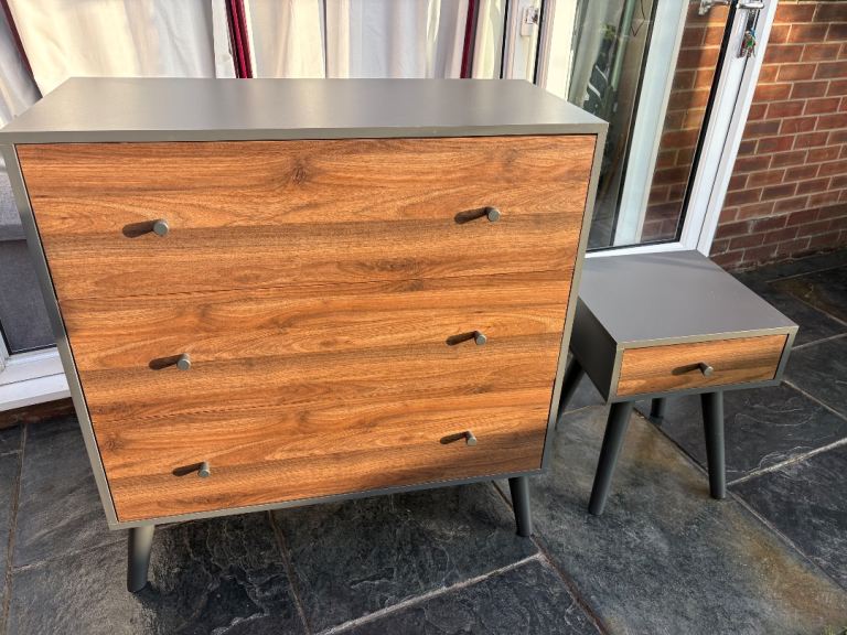 Draws and bedside table 