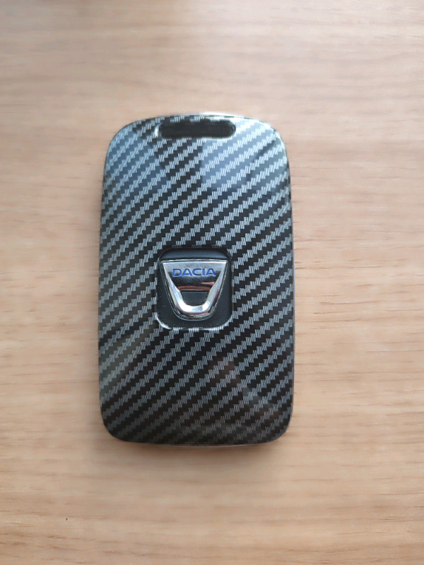 Dacia carbon fibre style key cover shell 