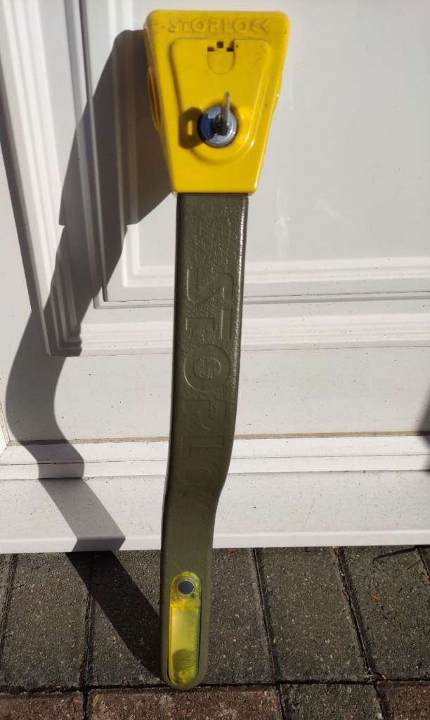 "Stoplock" Steering column lock for van or car