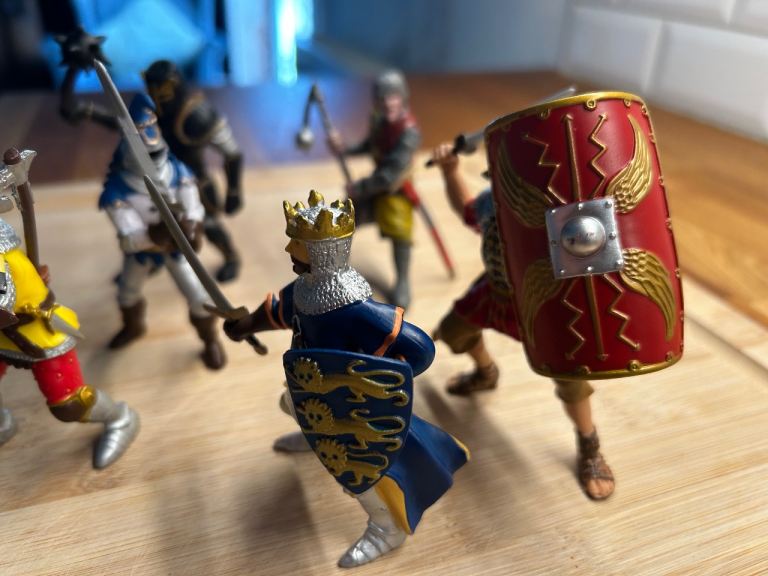 Medieval toy figures 