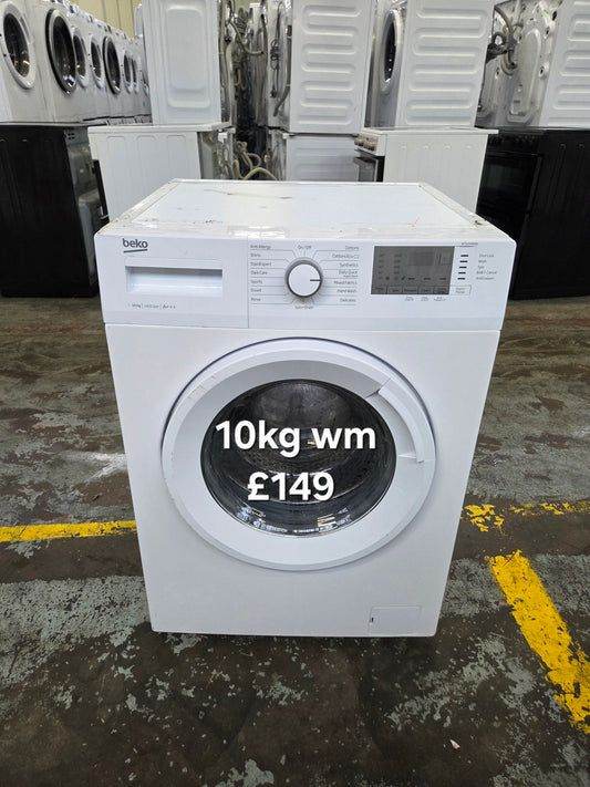 Beko 10kg washing machine 🌟 Free Delivery 🌟 120 Days Warranty 🌟 