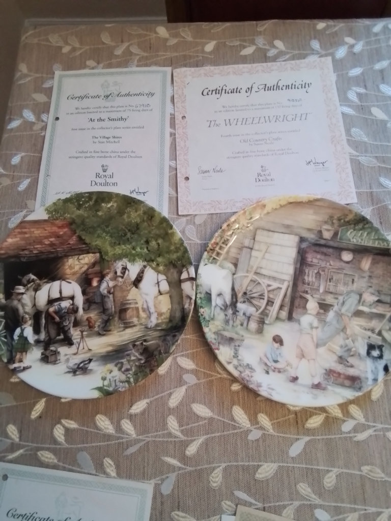 Collectable plates wedgewood