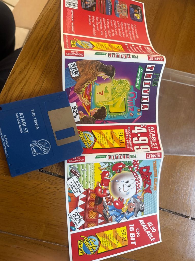 Atari ST  - Pub Trivia Simulator