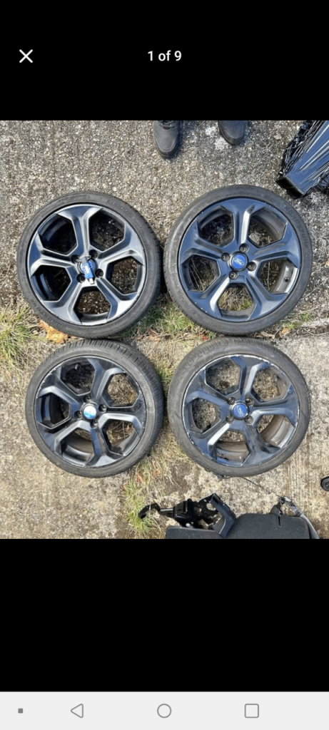 ford fiesta 4x108 st 17inch wheels