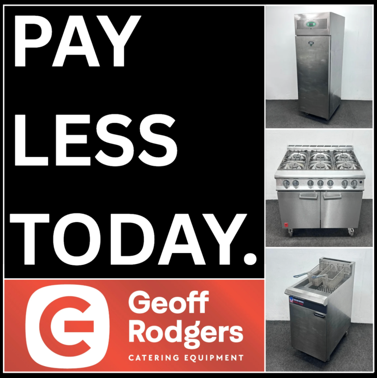 PAY LESS TODAY For Your Commercial Catering Equipment - Spread Payments Over 3, 6 or 9 Months!