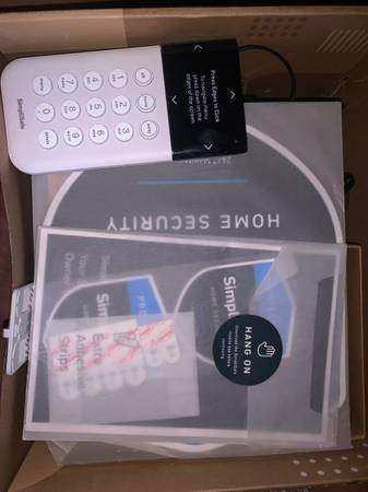 Home Security System with Base Station and Motion Sensor