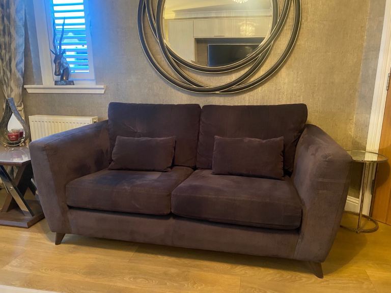 The Lounge Co Dark grey 2-seater sofa 
