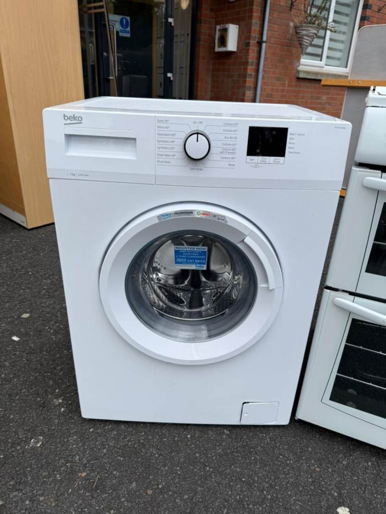 Beko 7 kg washing machine   Fully reconditioned   Fully warranted   £135