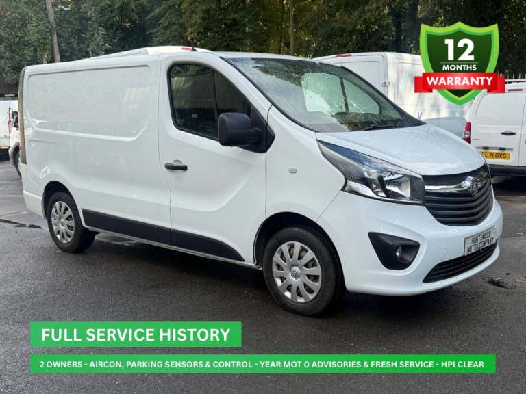 2019 Vauxhall Vivaro 2900 1.6CDTI 120PS Sportive H1 Van PANEL VAN DIESEL Manual