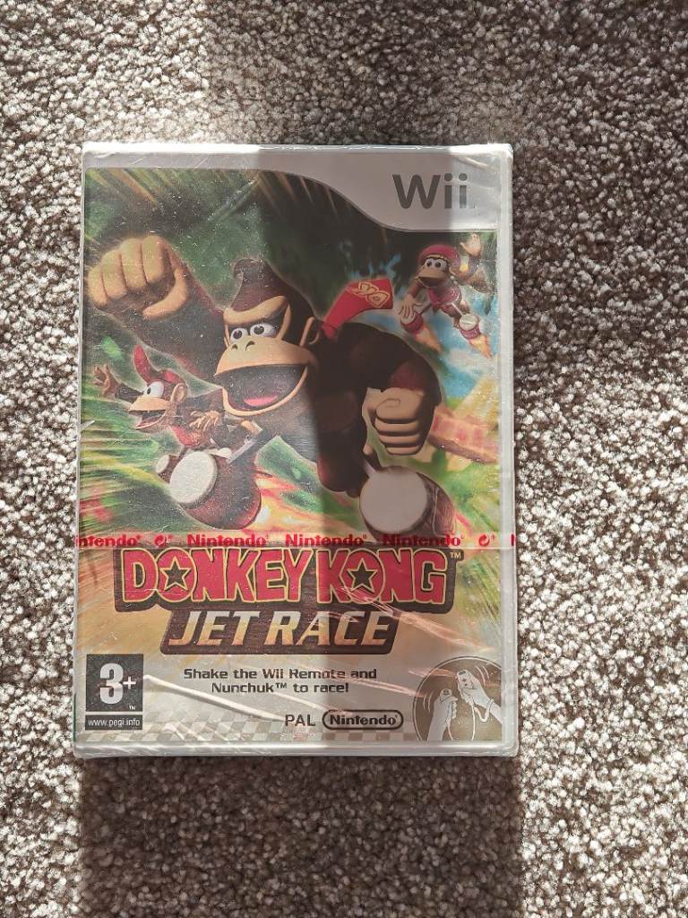 Nintendo Wii Donkey Kong Jet Race Game - Brand New, Sealed