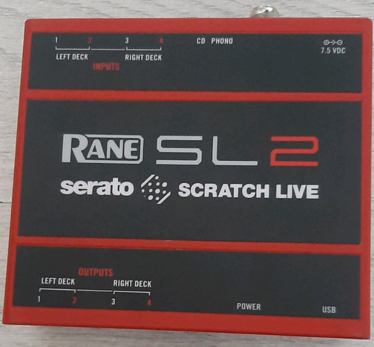 DJ SL2 SCRATCH LIVE SERATO RANE 