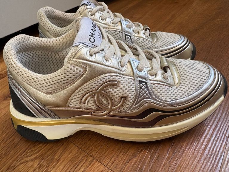 Chanel CC running trainers size UK 5 