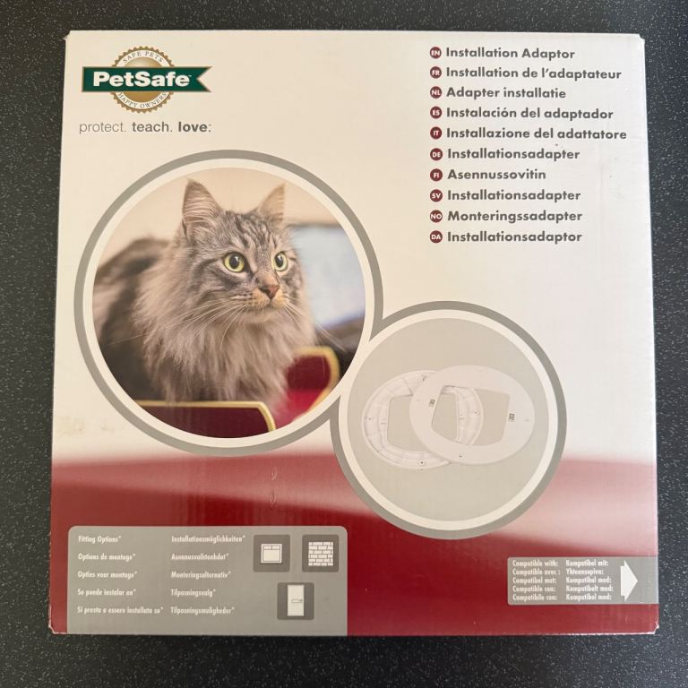 PetSafe cat flap installation adapter