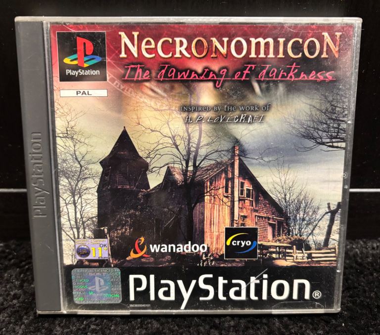 PlayStation 1 - Necronomicon Game.   PS1