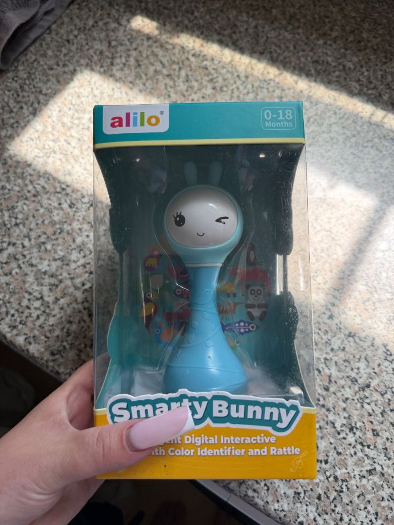 Alilo Smarty Bunny Interactive Rattle – New, Unopened