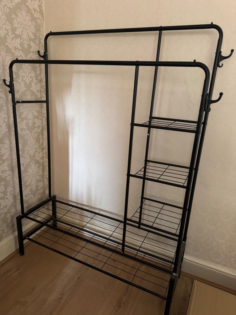 Heavy Duty Clothes Rail with cover