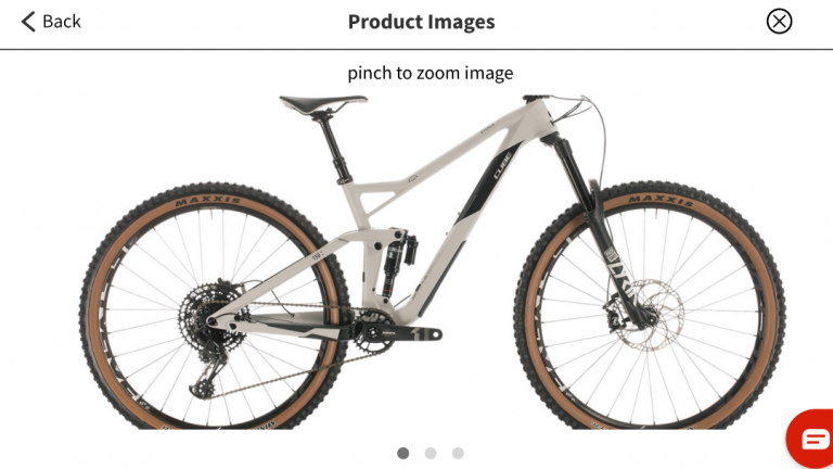 Cube Stereo ONE55 C:62 SLT Mountain Bike – Beige, Good Condition