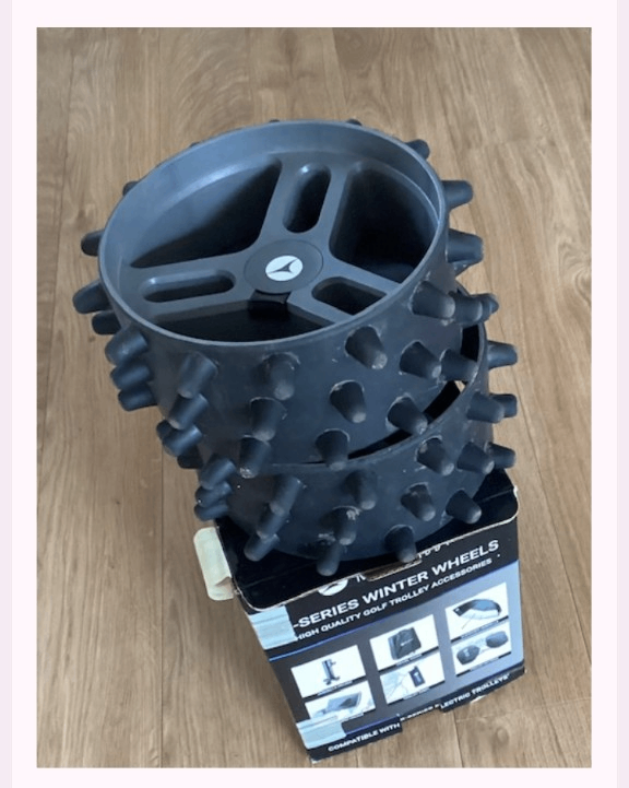 Winter wheels for Motocaddy s trolley 
