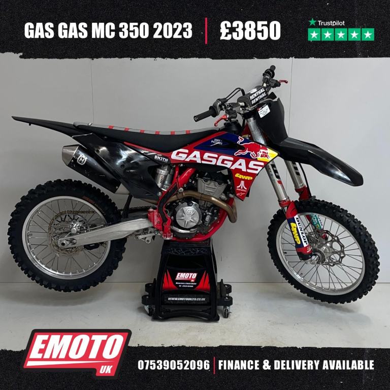GAS GAS MC 350F 2023 Motocross Bike 350cc SXF FC @EmotoUK - Finance Available