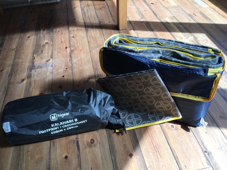 Higear kalahari tent footprint and carpet